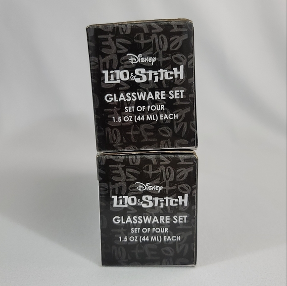 (2) Disney Lilo And Stitch 4-Piece Shot Glass Set - Picture 7 of 10